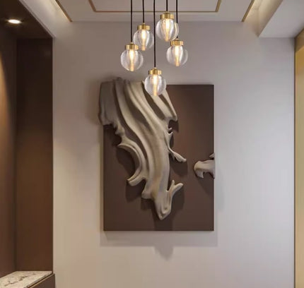 Chandelier MASCOTA by Rodesigne — brass designer chandelier, custom lighting by RODESIGNE