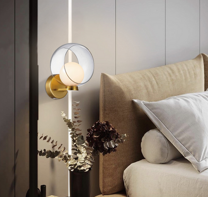Wall lamp (Sconce) GARBANY by Rodesigne — brass wall sconce lamp, designer lighting by RODESIGNE