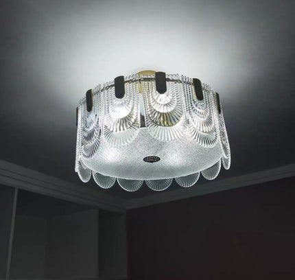 Chandelier ERNESTA — glass designer chandelier, custom lighting by RODESIGNE