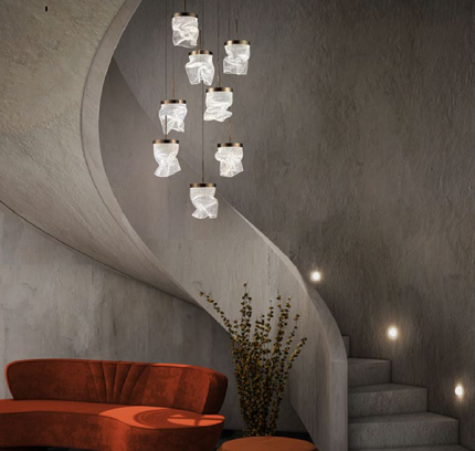 Pendant Light AURET — modern pendant light, custom designer lighting by RODESIGNE