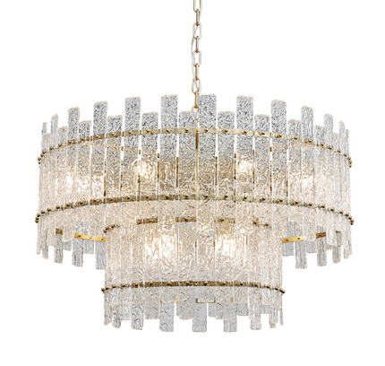 Chandelier CREAZIO by Rodesigne — glass designer chandelier, custom lighting by RODESIGNE