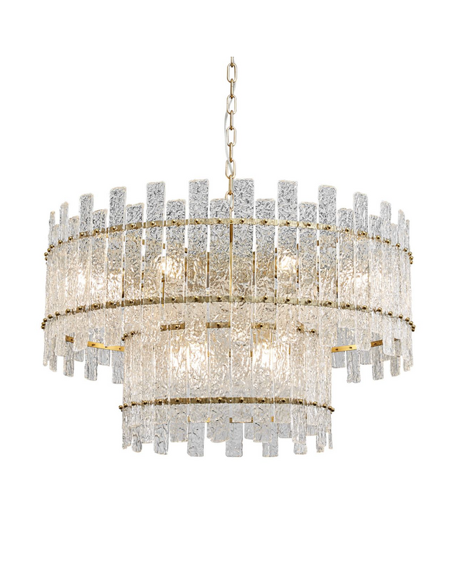 Chandelier CREAZIO by Rodesigne — glass designer chandelier, custom lighting by RODESIGNE