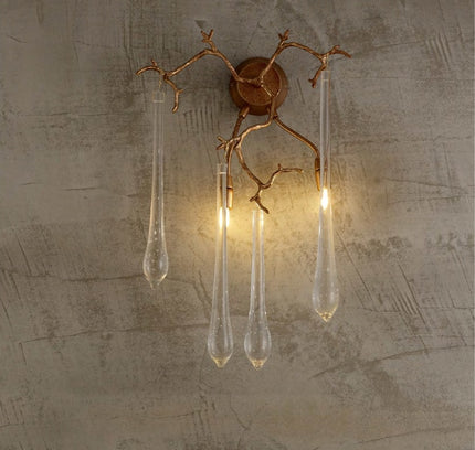Wall Sconce AQUIP — brass wall sconce lamp, designer lighting by RODESIGNE