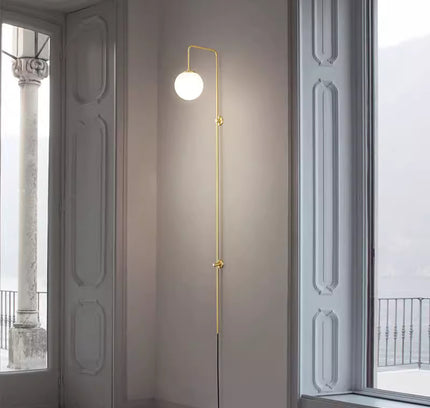 Wall Sconce LUCH — brass wall sconce lamp, designer lighting by RODESIGNE