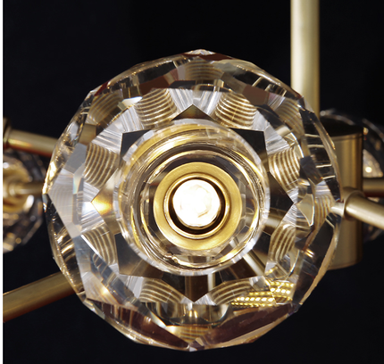 Chandelier DENOLIA by Rodesigne — brass designer chandelier, custom lighting by RODESIGNE