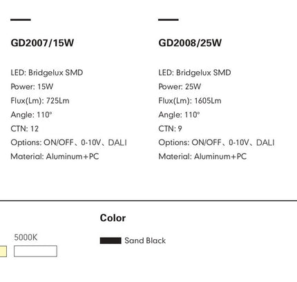 Recessed Light PRATO-08 — recessed light, technical lighting by RODESIGNE