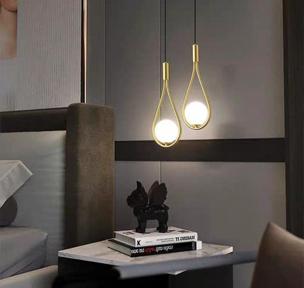Pendant Light CURVELUX — modern pendant light, custom designer lighting by RODESIGNE