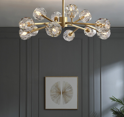 Chandelier DENOLIA — designer chandelier, custom lighting by RODESIGNE