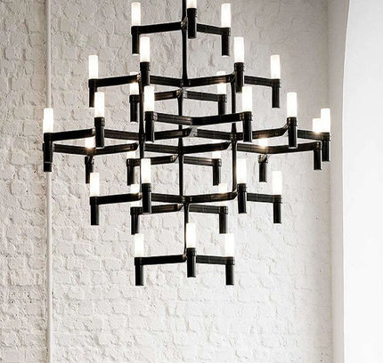 Chandelier OPPIATTE — designer chandelier, custom lighting by RODESIGNE