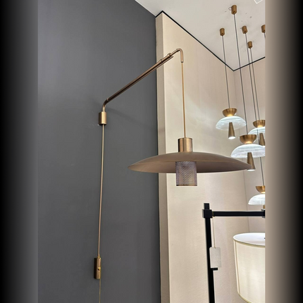 Wall Sconce NURSEN — brass wall sconce lamp, designer lighting by RODESIGNE