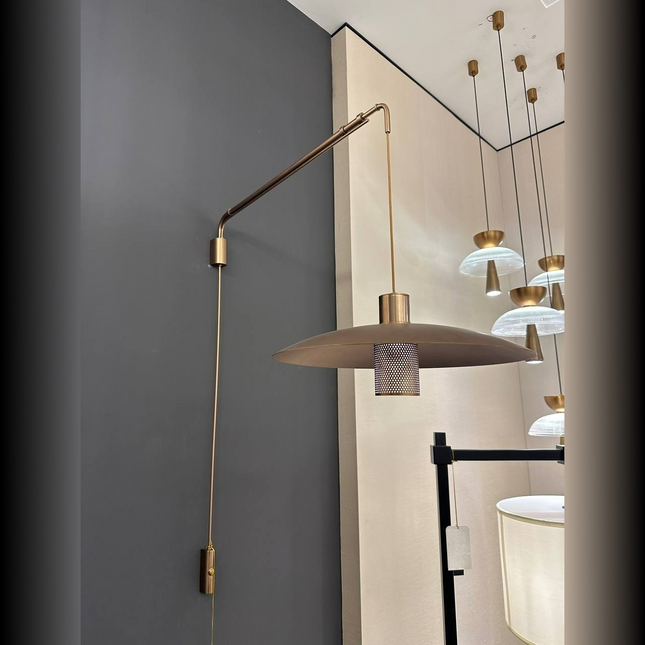 Wall Sconce NURSEN — brass wall sconce lamp, designer lighting by RODESIGNE