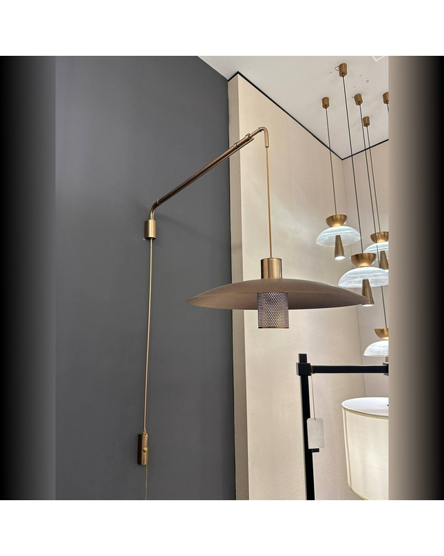 Wall Sconce NURSEN — brass wall sconce lamp, designer lighting by RODESIGNE