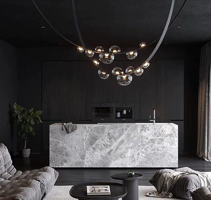 Chandelier BERDENTE — designer chandelier, custom lighting by RODESIGNE