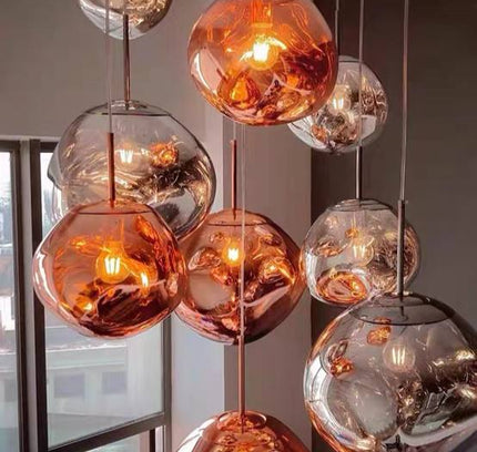 Pendant lamp IVREA by Rodesigne — glass modern pendant light, custom designer lighting by RODESIGNE