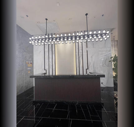Chandelier IRTES — designer chandelier, custom lighting by RODESIGNE