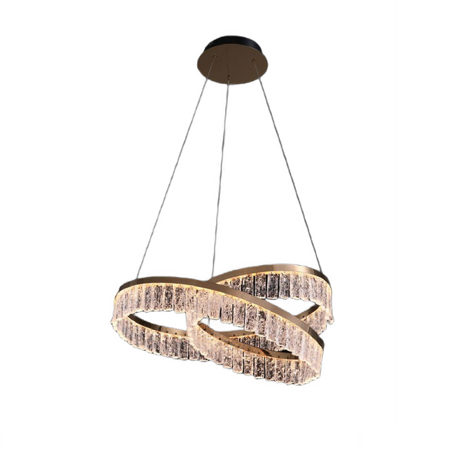 Chandelier KROWLY by Rodesigne — brass designer chandelier, custom lighting by RODESIGNE
