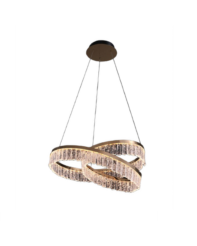 Chandelier KROWLY by Rodesigne — brass designer chandelier, custom lighting by RODESIGNE