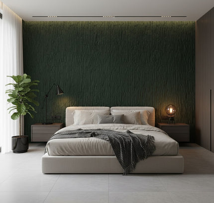 Panel RUBBLE STRIP STONE — decorative acoustic wall panel, sound absorption by RODESIGNE
