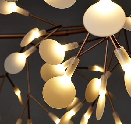 Chandelier HERACLEUM — designer chandelier, custom lighting by RODESIGNE