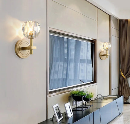 Wall lamp (Sconce) DENOLIA by Rodesigne — brass wall sconce lamp, designer lighting by RODESIGNE