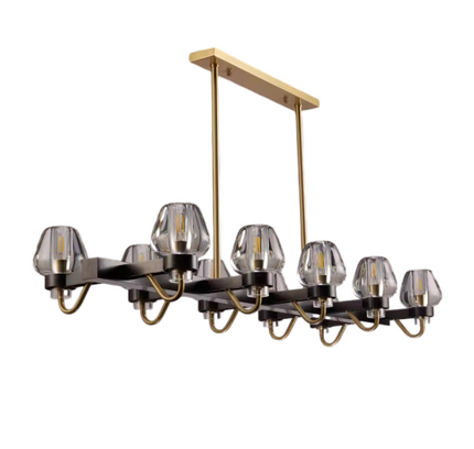 Chandelier KANTUM LONG — designer chandelier, custom lighting by RODESIGNE