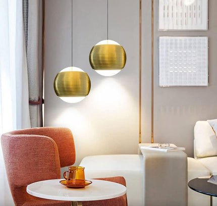 Pendant lamp ESPAI by Rodesigne — brass modern pendant light, custom designer lighting by RODESIGNE