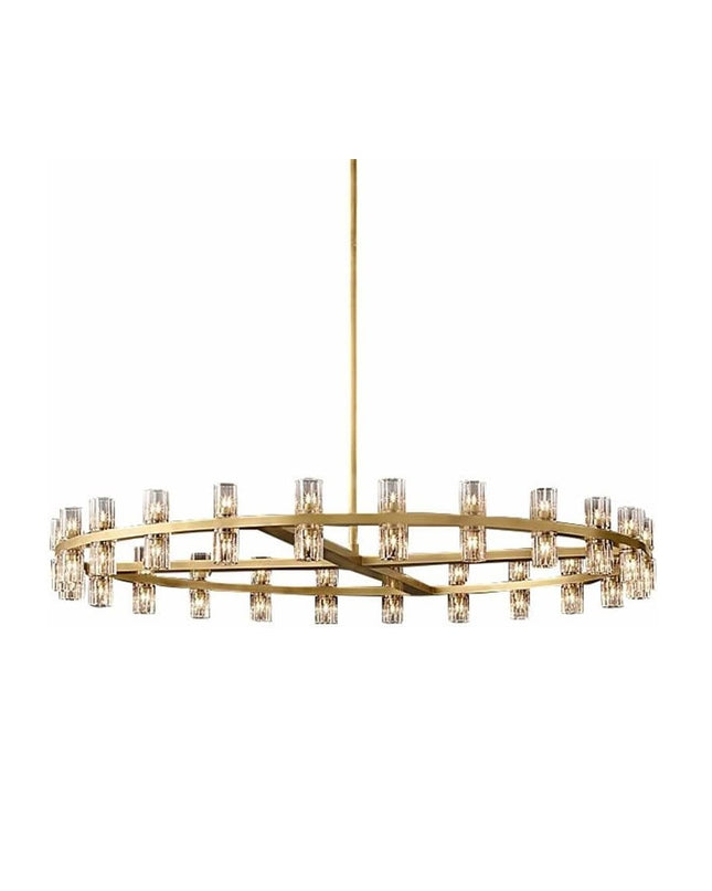 Chandelier TRENTINO by Rodesigne — brass designer chandelier, custom lighting by RODESIGNE