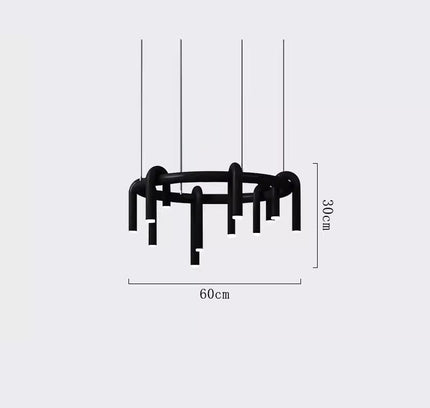 Chandelier IORDANA — designer chandelier, custom lighting by RODESIGNE