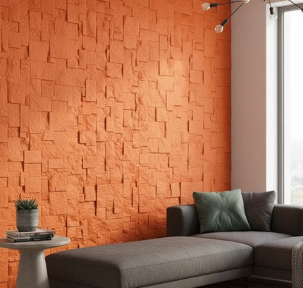 Panel STONE BRICK WALL — decorative acoustic wall panel, sound absorption by RODESIGNE