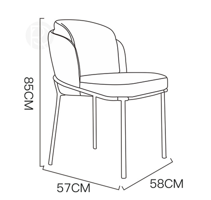 Chair FIL NOIR by Rodesigne