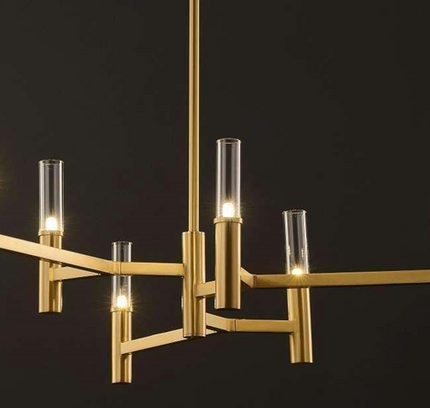 Chandelier TABULARE — designer chandelier, custom lighting by RODESIGNE
