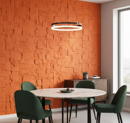 Panel STONE BRICK WALL — decorative acoustic wall panel, sound absorption by RODESIGNE