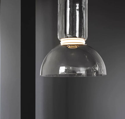 Pendant lamp KRUKKE by Rodesigne — glass modern pendant light, custom designer lighting by RODESIGNE
