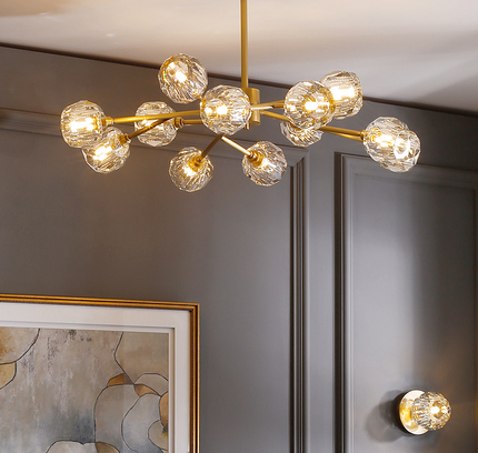 Chandelier DENOLIA — designer chandelier, custom lighting by RODESIGNE