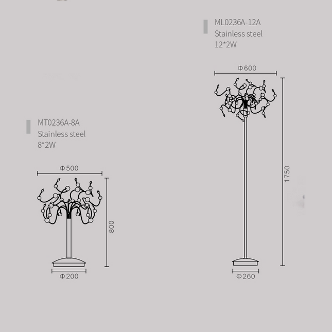 Floor Lamp PEDRA — designer floor lamp by RODESIGNE