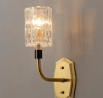 Wall Sconce PIASTRO — brass wall sconce lamp, designer lighting by RODESIGNE