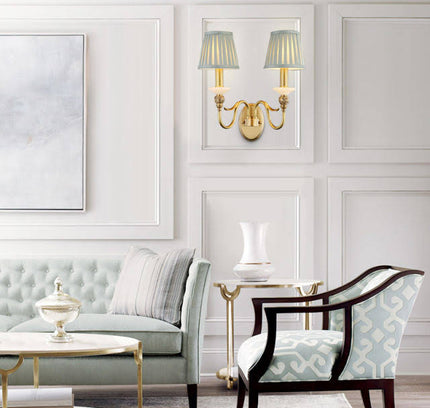 Wall Sconce RISLING — brass wall sconce lamp, designer lighting by RODESIGNE