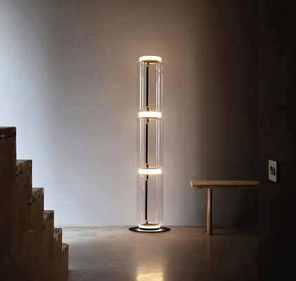 Floor lamp KRUKKE by Rodesigne — glass designer floor lamp by RODESIGNE