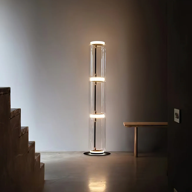 Floor lamp KRUKKE by Rodesigne — glass designer floor lamp by RODESIGNE