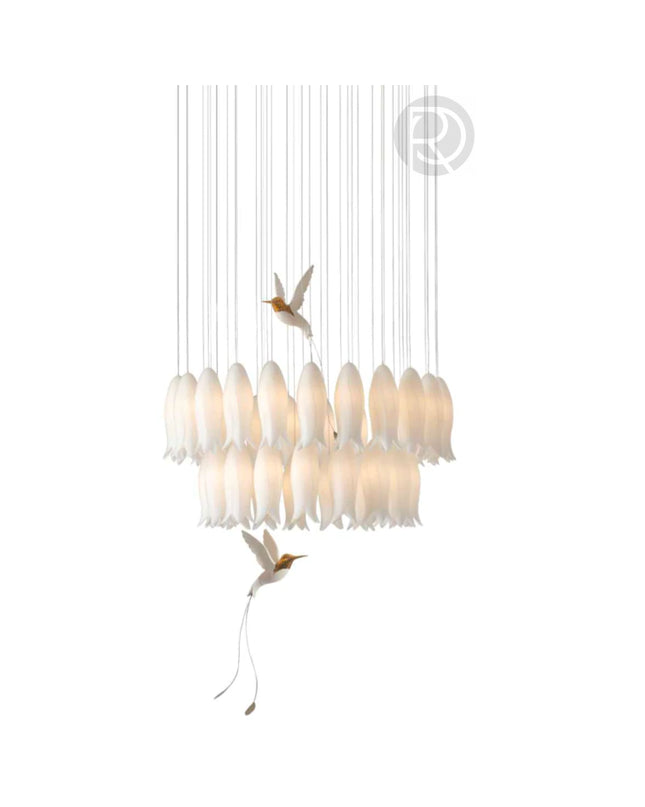 Chandelier FLOWERS&BIRDS by Rodesigne
