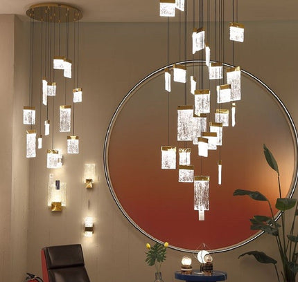 Chandelier PIERRE by Rodesigne — bronze designer chandelier, custom lighting by RODESIGNE