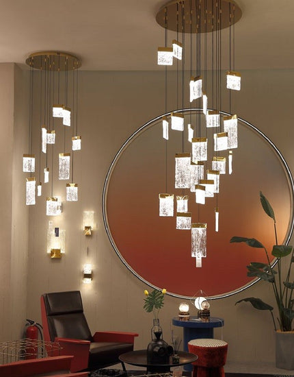 Chandelier PIERRE by Rodesigne — bronze designer chandelier, custom lighting by RODESIGNE