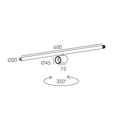 Adjustable Spotlight CANINO-05