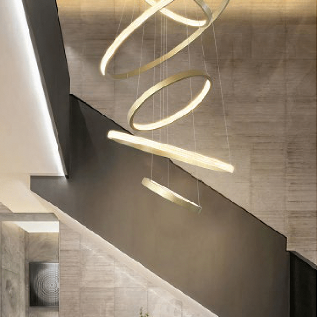Chandelier KREISS FIVE — designer chandelier, custom lighting by RODESIGNE