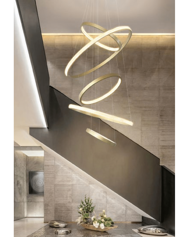 Chandelier KREISS FIVE — designer chandelier, custom lighting by RODESIGNE
