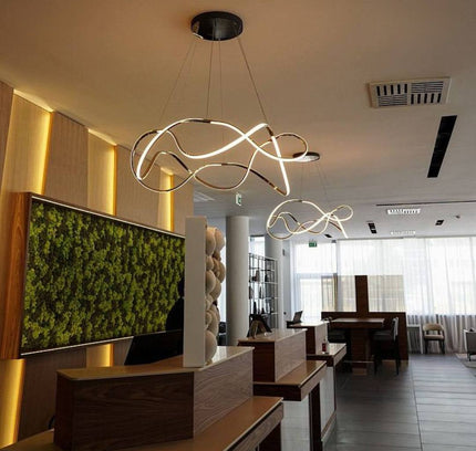 Chandelier LINJER — designer chandelier, custom lighting by RODESIGNE