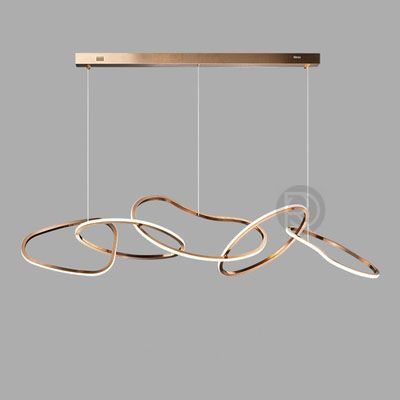Chandelier CURVED RINGS by Rodesigne