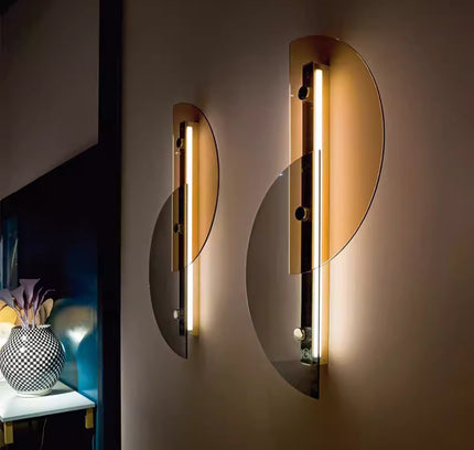 Wall Sconce LATERSAN — brass wall sconce lamp, designer lighting by RODESIGNE