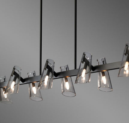 Chandelier DAMASO LONG — designer chandelier, custom lighting by RODESIGNE