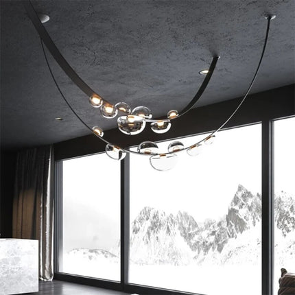 Chandelier BELT — designer chandelier, custom lighting by RODESIGNE
